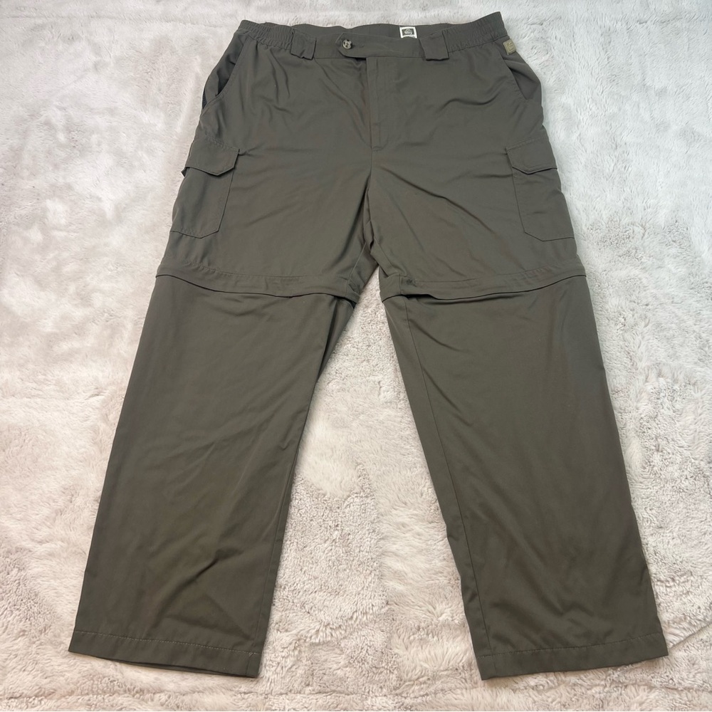 Tilley Endurables Convertible Cargo Pants Mens 38 Zip Off Outdoor Hiking Travel